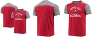 Majestic Men's Red, Gray Tampa Bay Buccaneers Field Goal Slub T-shirt